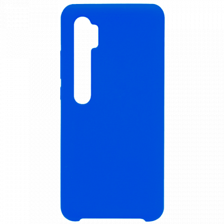 Накладка Silicone Case для Mi 10 Lite (Темно-синий)