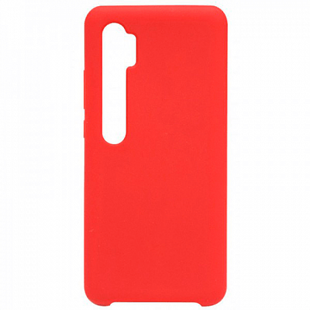 Накладка Silicone Case для Mi Note 10 Lite (Красный)